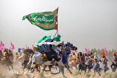 گزارش تصویری | تعزیه بزرگ عاشورا در کربلا