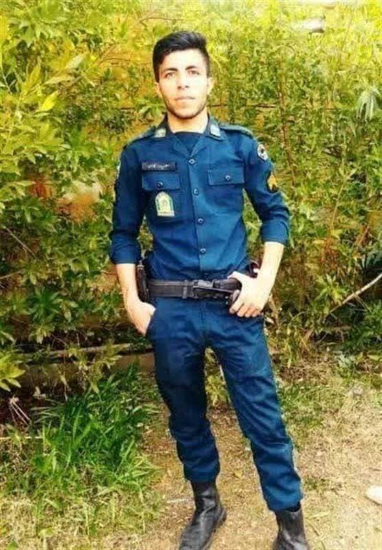 عکس | شهادت یک پلیس در مسجد سلیمان