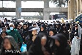 گزارش تصویری | پیاده روی جاماندگان اربعین در تهران