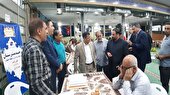 برپایی میز خدمت در مصلی نماز جمعه رهنان