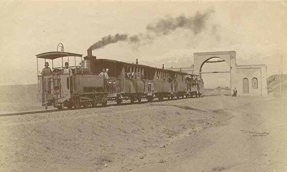 اولین خط راه آهن یك قرن قبل از رضا خان