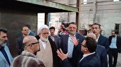 بازدید رئیس دیوان عالی کشور از کارخانه ذوب آهن فجر صوفیان