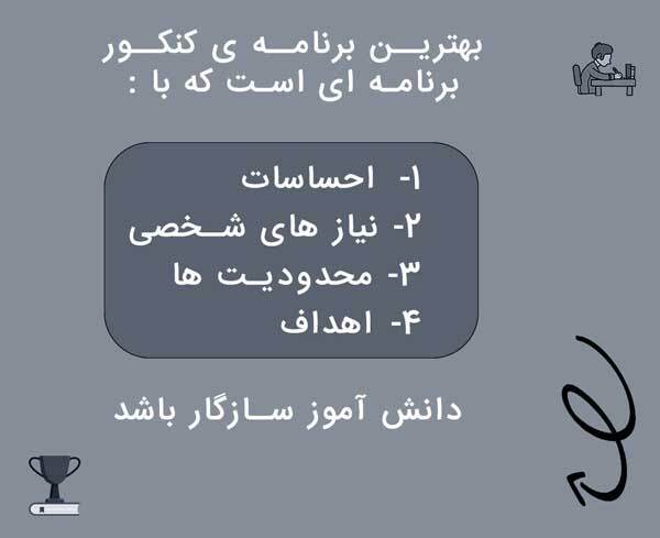 بازار گرم پرتگاه برنامه ریزی های آماده کنکور