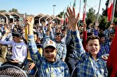 گزارش تصویری | آیین افتتاحیه اردوهای بسیج دانش آموزی راهیان بهشت