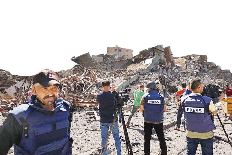 نسل‌کشی در غزه،تحریف در رسانه