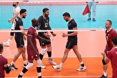 گزارش تصویری | دیدار تیم های والیبال ایران و قطر