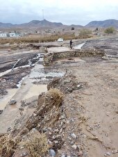 وقوع رواناب به بخش‌های زیرساختی خراسان جنوبی خسارت زد