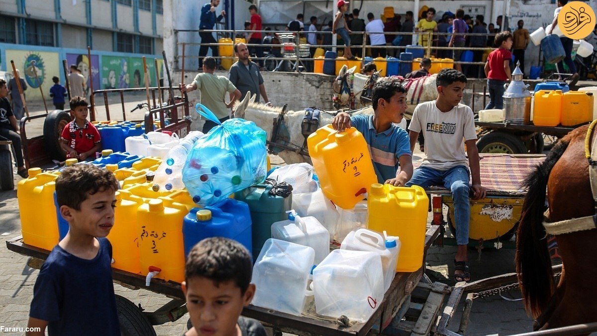 وضعیت نابسامان آب در غزه