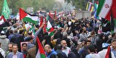 راهپیمایی مردم اهواز برای حمایت از مردم مظلوم فلسطین
