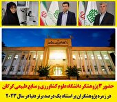 سه پژوهشگر دانشگاه علوم کشاورزی گرگان در زمره پژوهشگران پر استناد قرار گرفتند