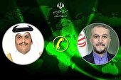 رایزنی تلفنی وزرای خارجه ایران و قطر درخصوص آخرین تحولات فلسطین