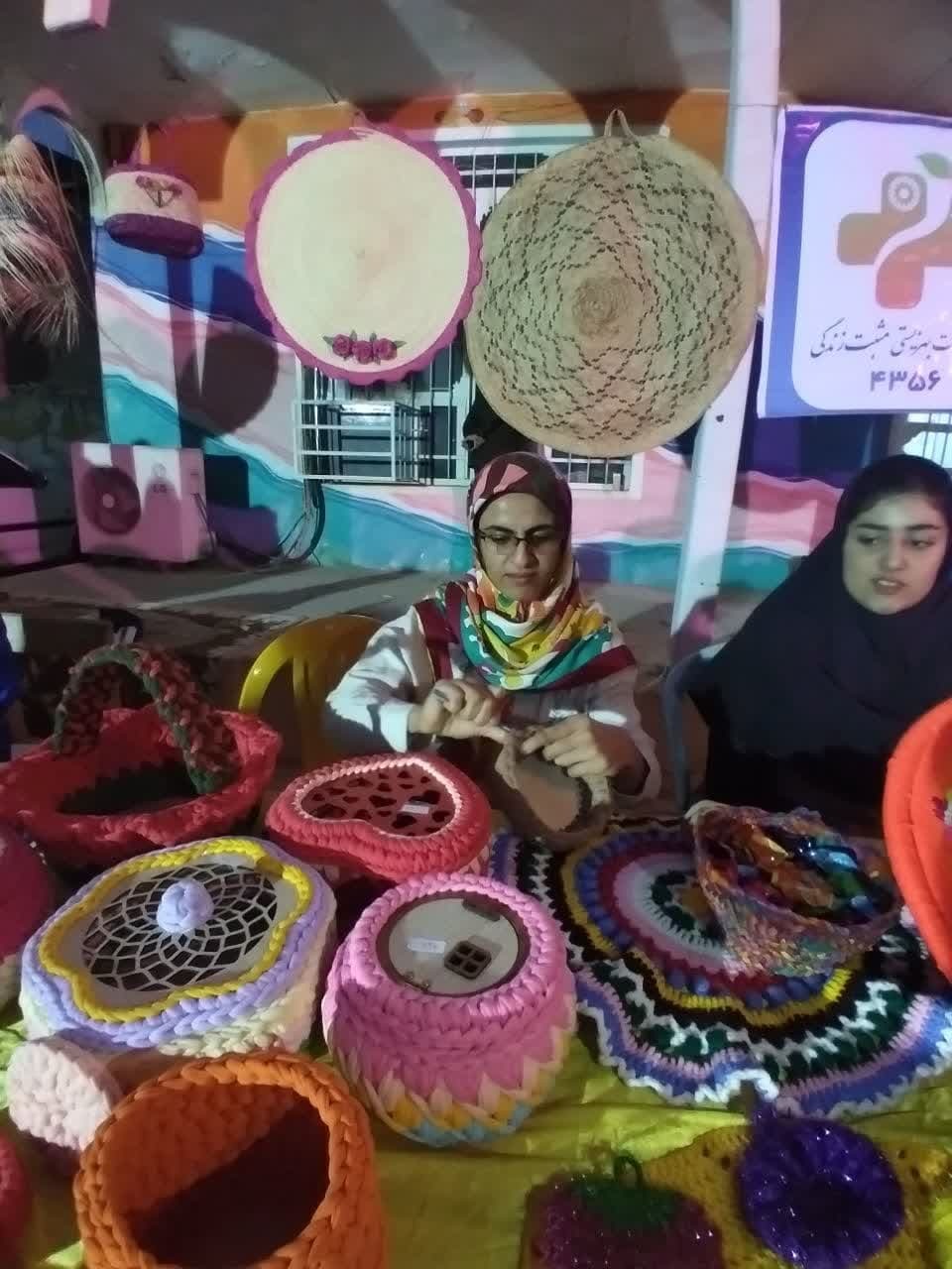 افتتاحیه نمایشگاه آثار هنری،و صنایع دستی معلولین