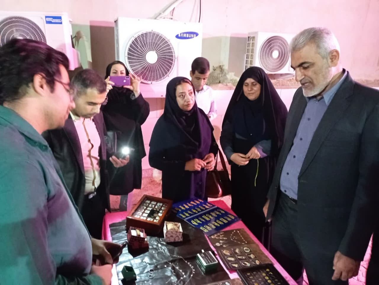 افتتاحیه نمایشگاه آثار هنری،و صنایع دستی معلولین