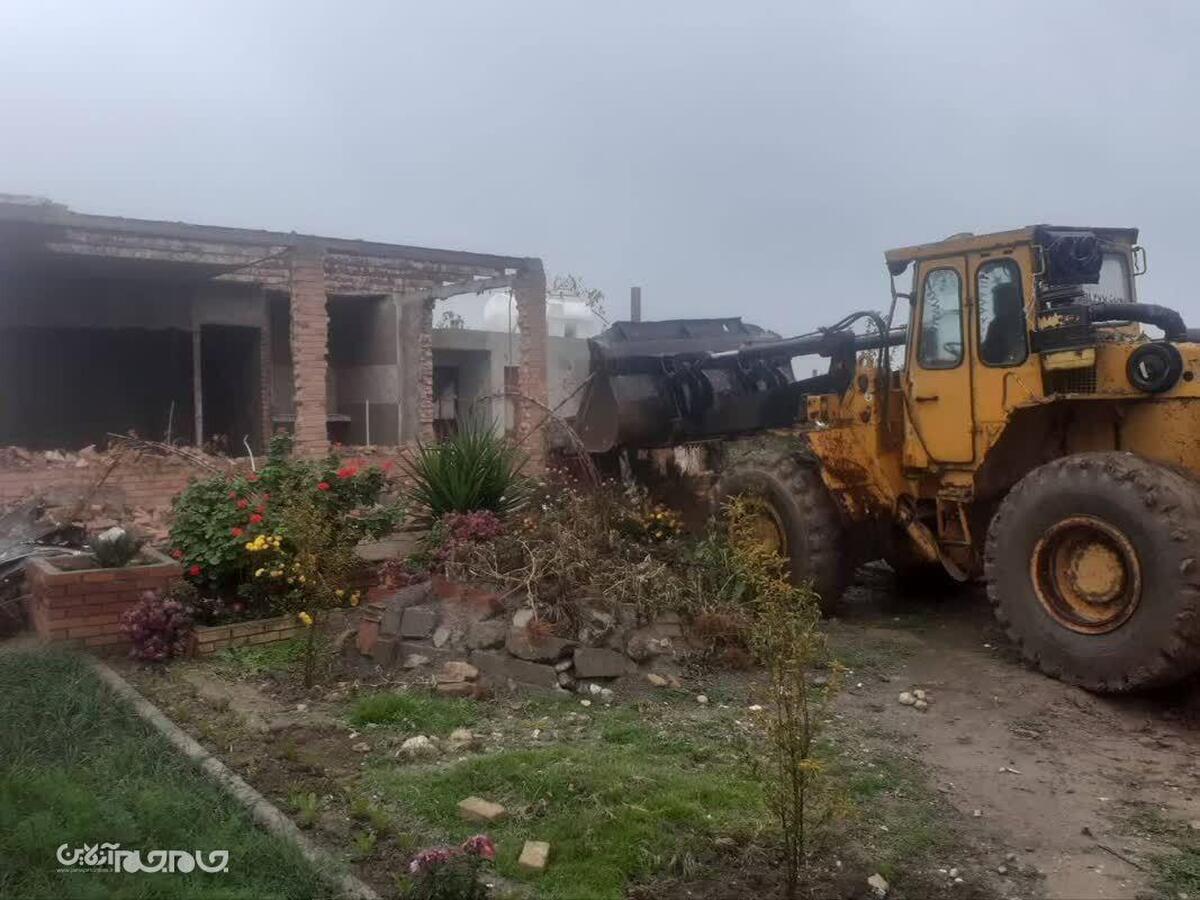 ۱۴ مورد ساخت و ساز و دیوارکشی غیرمجاز  در روستاهای غرب گرگان تخریب شد.
