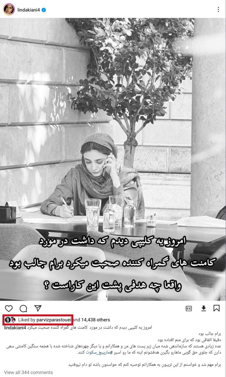 لشکرکشی‌های فیک جریان نفاق صدای سلبریتی‌های ایرانی را هم درآورد