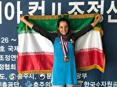 دختر قایقران ایران قهرمان رویینگ زیر ۲۳ سال آسیا شد