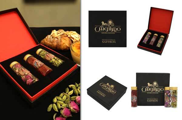بهترین ایده برای هدایای سازمانی ( پک های هدیه و مناسبتی زعفران )