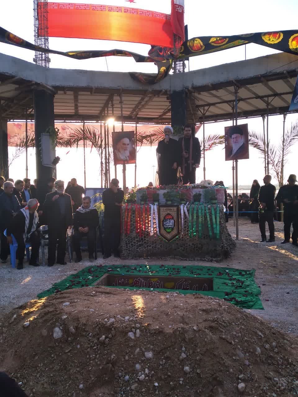 تشییع پرشور پیکر شهید خوشنام دهقاید