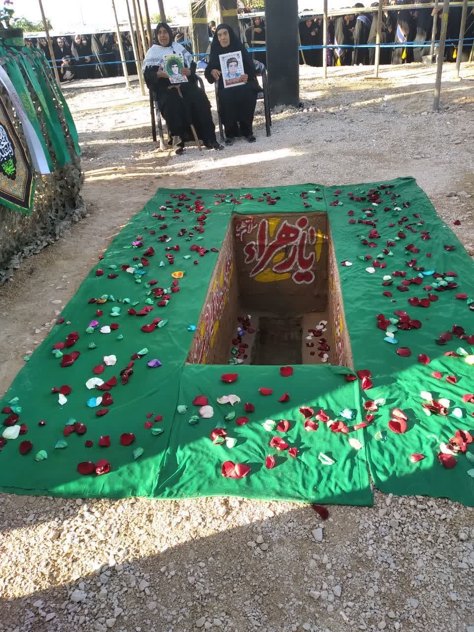 تشییع پرشور پیکر شهید خوشنام دهقاید