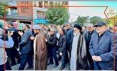 آیین تشییع پیکر ۵ شهید گمنام دوران دفاع مقدس