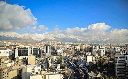 عکس | هوای تهران در وضعیت پاک