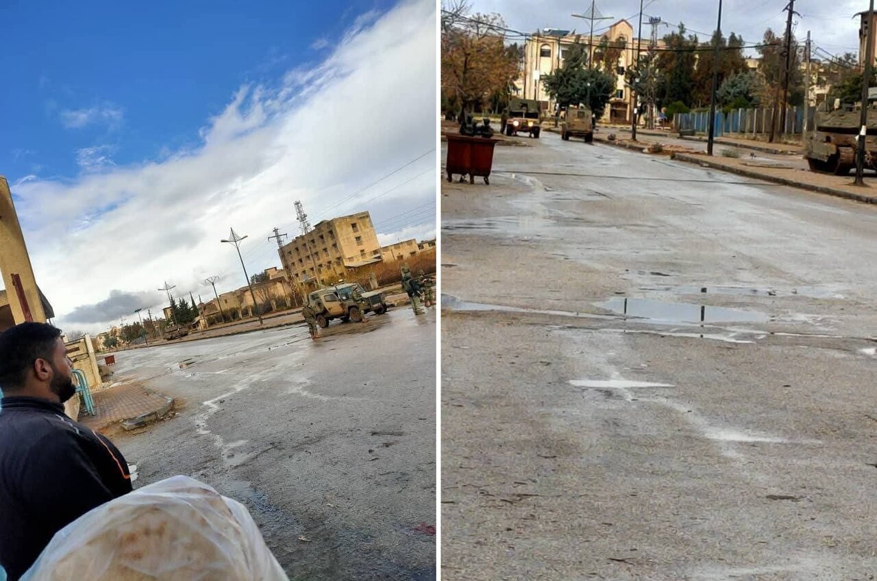 عکس | تجاوز مجدد صهیونیست ها به شهر البعث سوریه