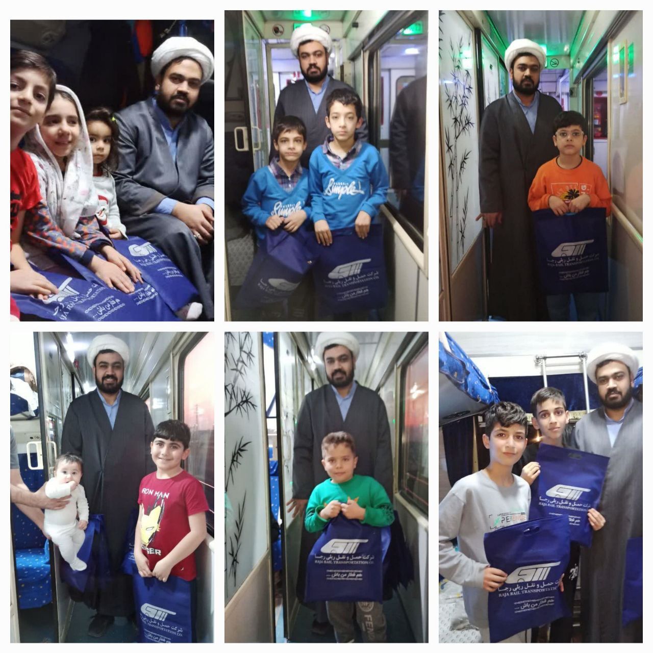 برگزاری مراسم فرهنگی در قطارهای رجا به مناسبت میلاد امام علی (ع)