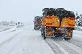 ۱۶ هزار کیلومتر برف‌روبی و نمک‌پاشی در جاده‌های همدان انجام شد