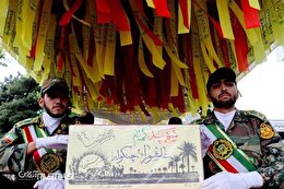 گزارش تصویری | تشییع شهید گمنام دفاع مقدس در سازمان ایثارگران نزاجا