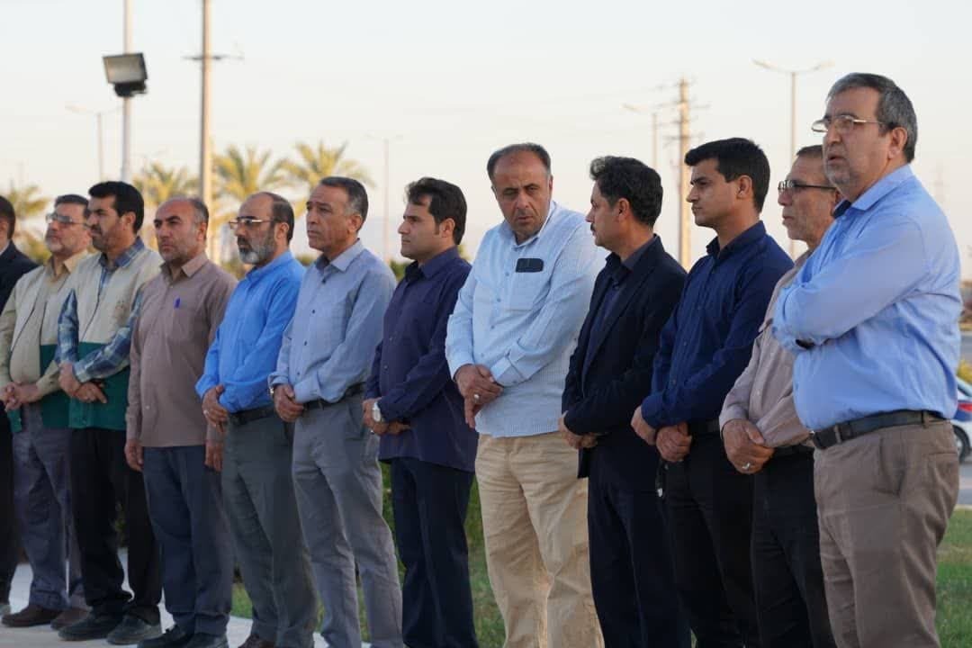 برافراشتن پرچم مطهر رضوی