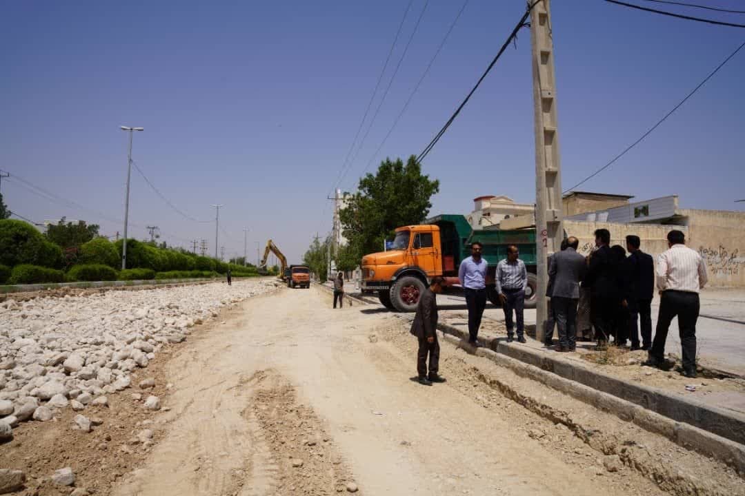 بازدید از از پروژه های عمرانی 