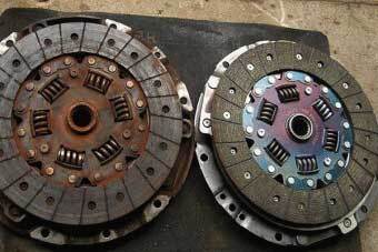 صفحه کلاچ سوخته
