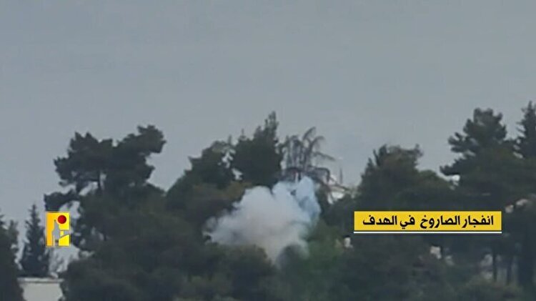 ببینید | حزب الله لبنان برای نخستین بار از موشک‌های «الماس» استفاده کرد
