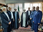 نامزد‌های ریاست جمهوری با رئیس مجلس خبرگان رهبری دیدار کردند