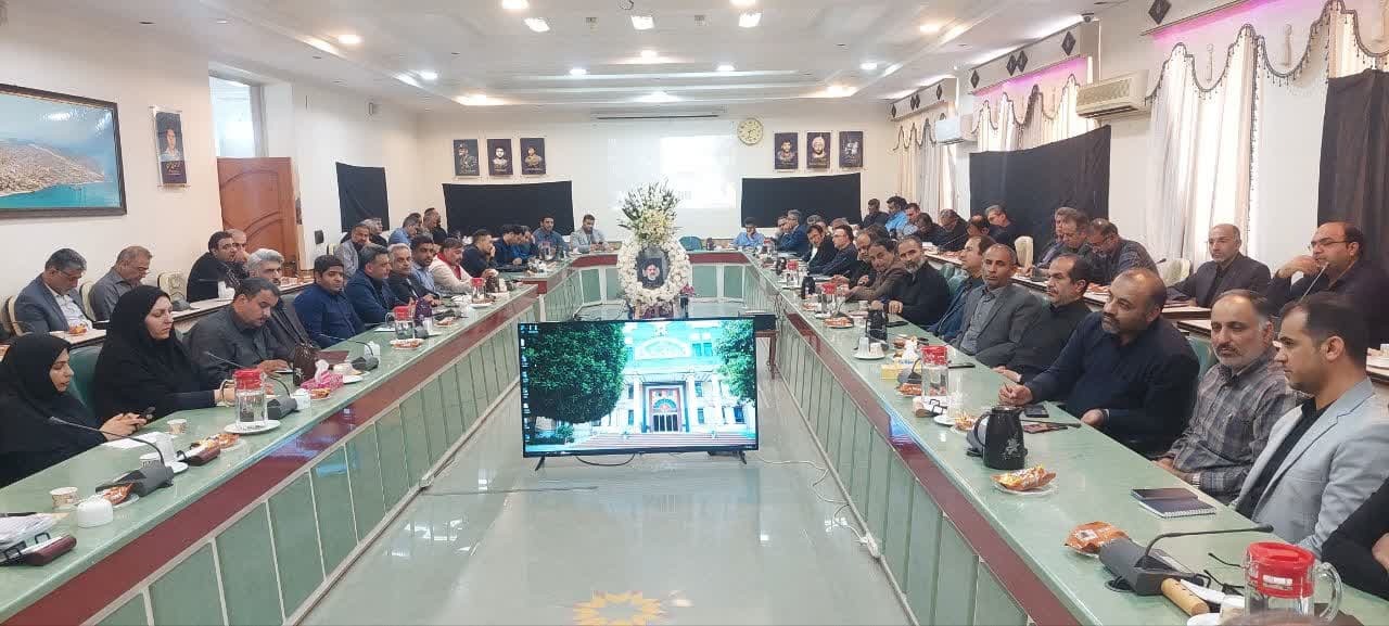 جلسه شورای اداری با محوریت شهدای راه خدمت