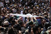 ببینید | شهید رحمتی هم در جایگاه ابدی‌اش در مراغه آرام گرفت