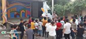 کامیونت نمایش سیار کانون در خدمت کودکان گالیکش