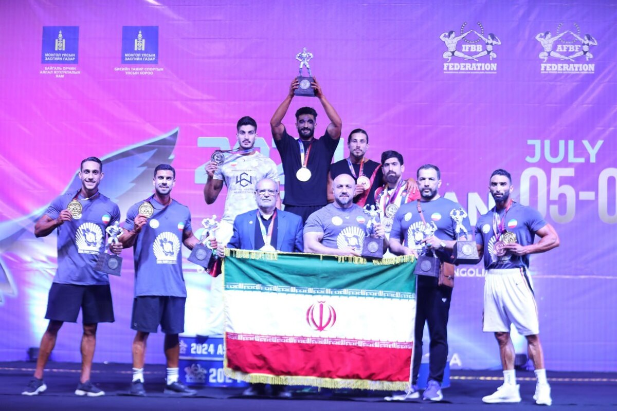 تیم ملی پرورش اندام ایران با اقتدار به عنوان قهرمانی پنجاه و هفتمین رقابت های آسیا دست یافت.