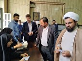 حضور مسئولان شهرستان فیروزکوه پای صندوق رای