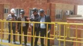 بازدید رئیس دادگستری شهرستان فیروزکوه از خط تولیدی در حال افتتاح کارخانه آهک فیروزکوه
