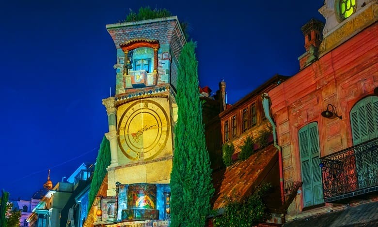 برج ساعت تفلیس کجاست؟