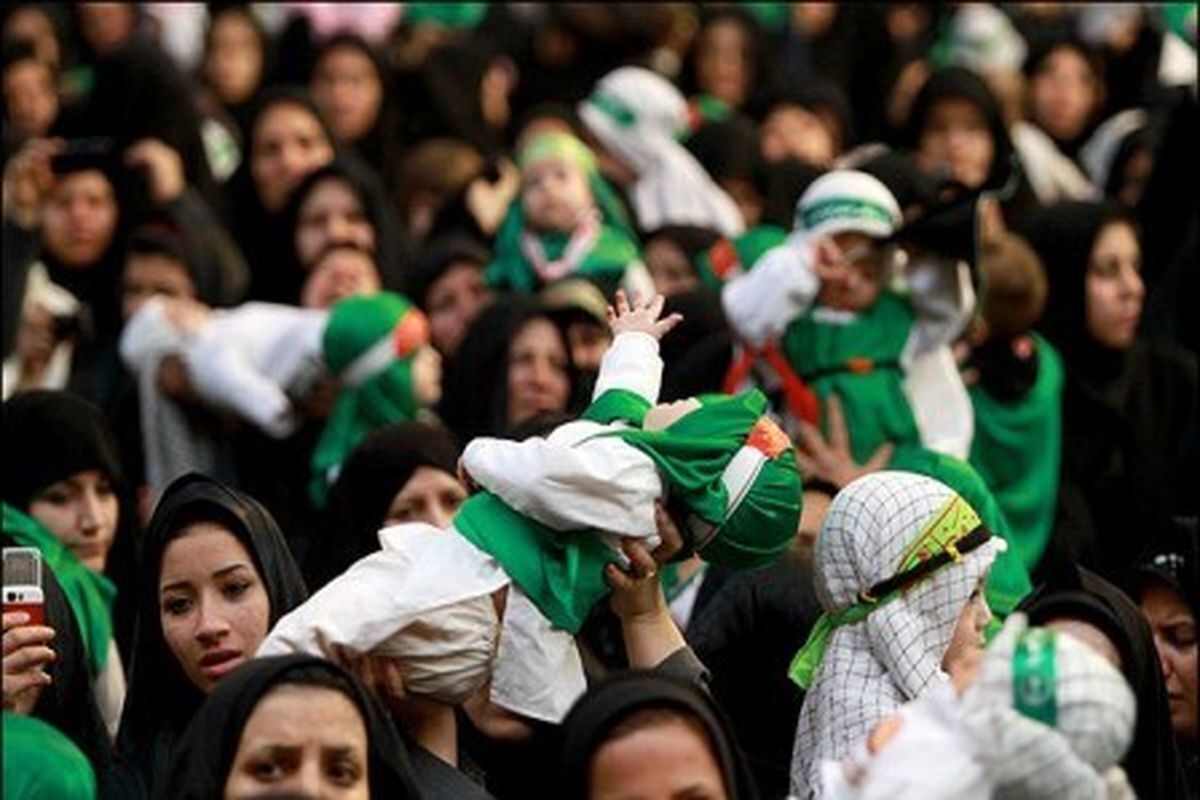 اجتماع بزرگ شیرخوارگان حسینی تهران برگزار شد