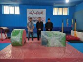 اهدا تجهیزات ورزشی به هیات ژیمناستیک شهرستان فیروزکوه