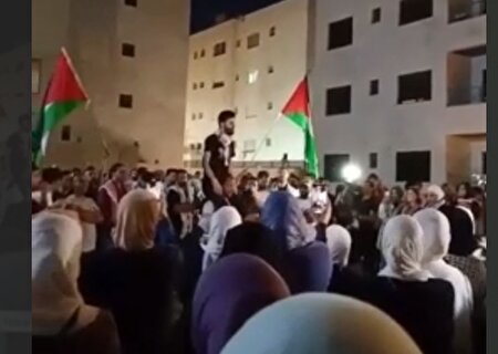 ببینید | تظاهرات حمایت از فلسطین در امان پایتخت اردن
