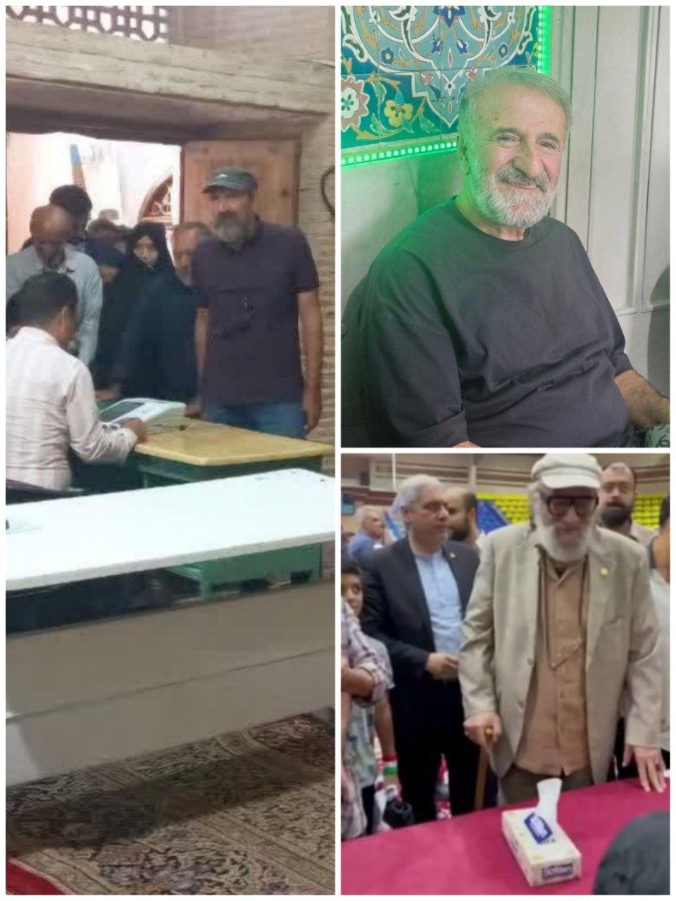 حضور پر شور مردم و مسئولان در پای صندوق‌های رای