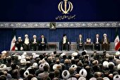 ببینید | همخوانی سرود جمهوری اسلامی ایران در مراسم تنفیذ