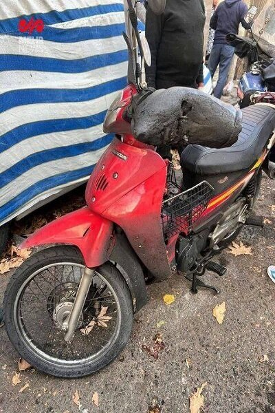 عکس | حریق ۵ وسیله نقلیه در خیابان سراج