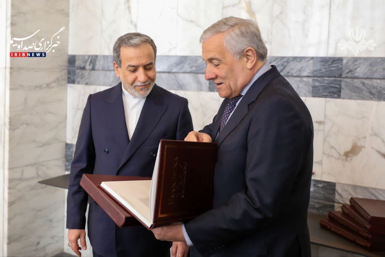 عراقچی با وزیر امور خارجه ایتالیا دیدار کرد