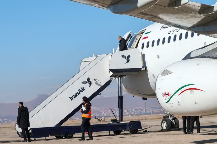 لحظه ورود رئیس جمهور به استان چهارمحال‌و‌بختیاری +تصاویر