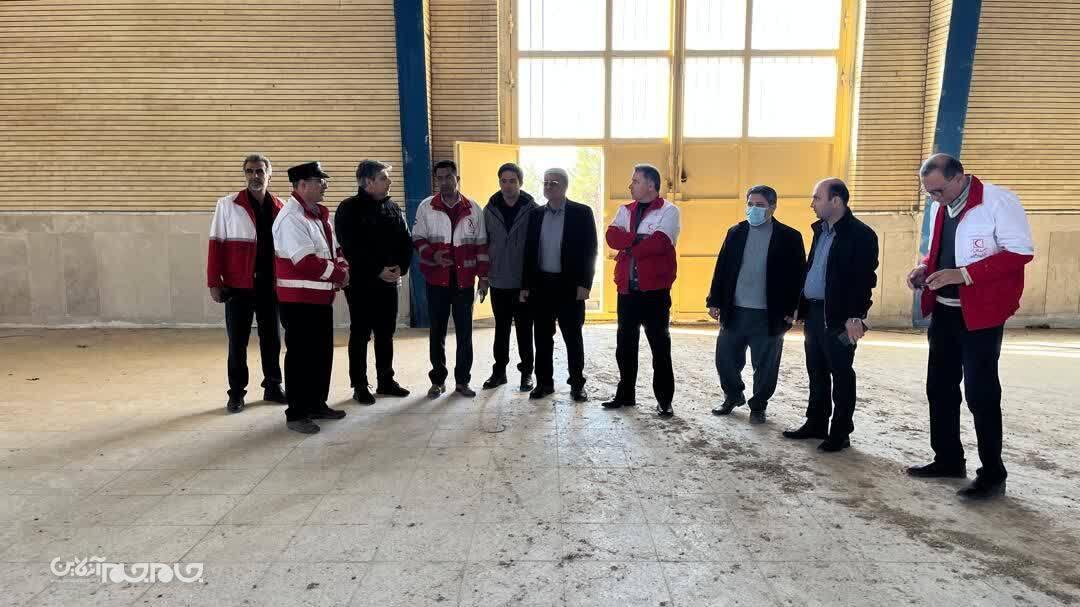 بازدید دبیر کمیته مولدسازی جمعیت هلال‌احمر ایران از املاک جمعیت هلال احمر بام ایران 